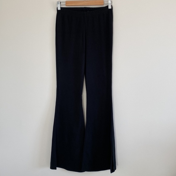 Nasty Gal Ribbed Pants Size 4 Black - Picture 9 of 9